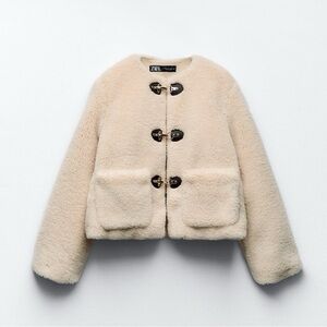 Zara Faux Shearling Jacket